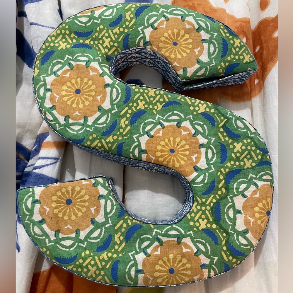 3D ‘S’ from Anthropologie.